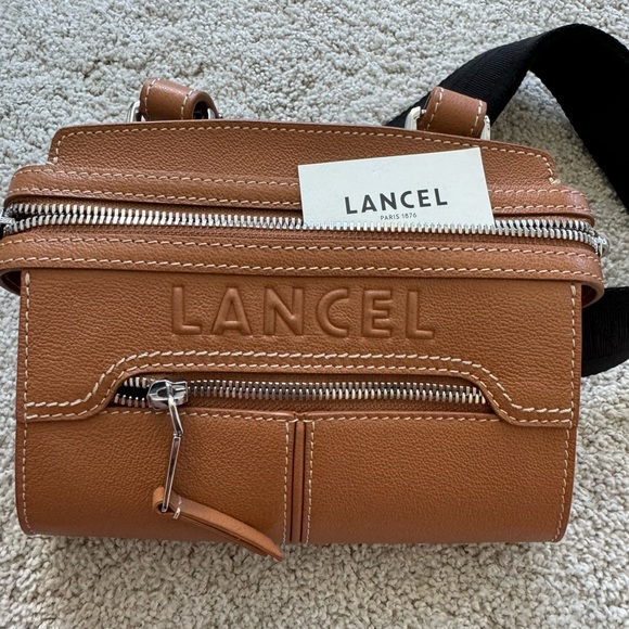Lancel French Crossbody Leather Bag - Picture 6 of 12